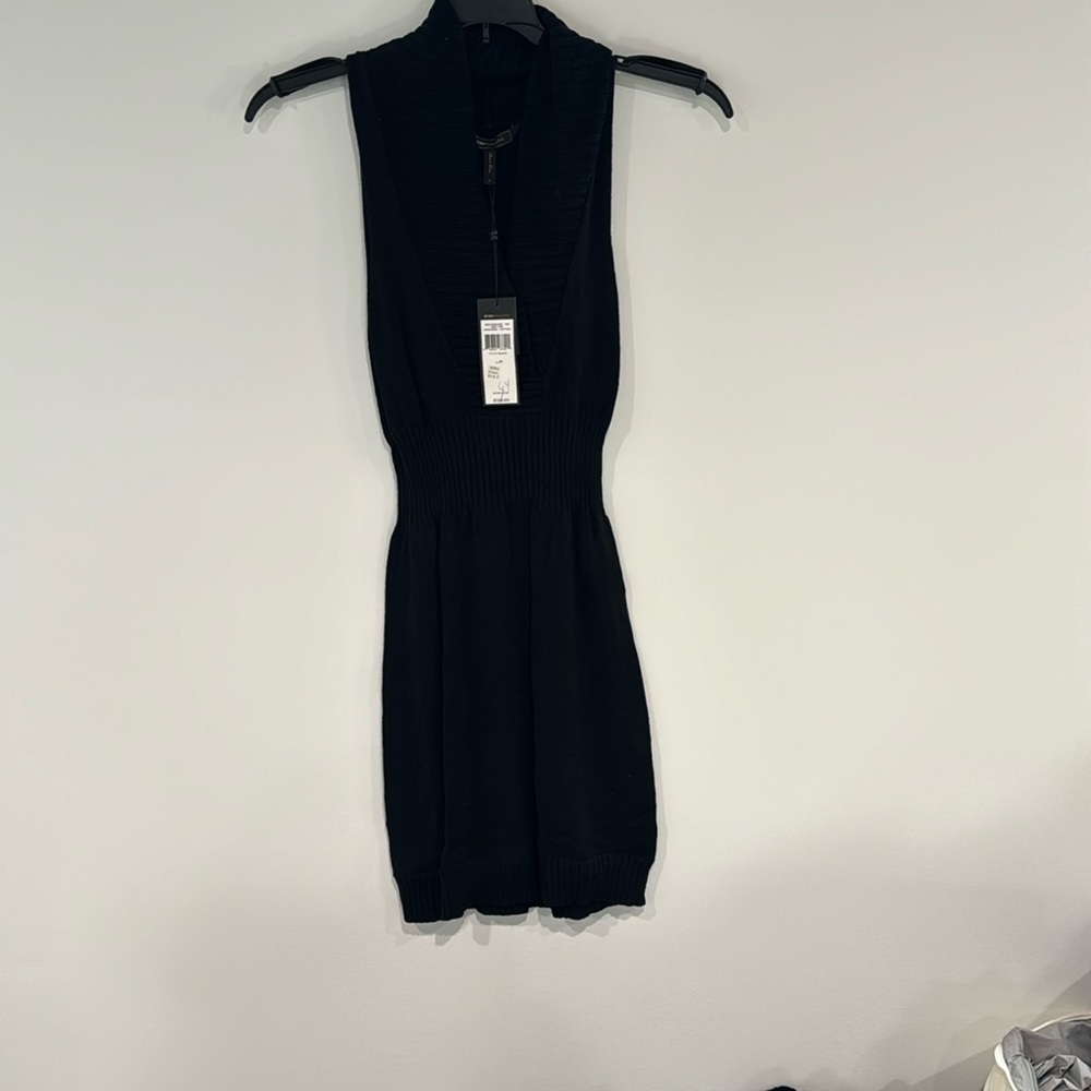 BCBG sweater dress knit, tap sweater – cotton